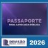 Passaporte para Advocacia Pública Revisão PGE 2026