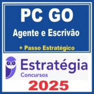 PC GO (Agente e Escrivão de Polícia + Passo) Estratégia 2025