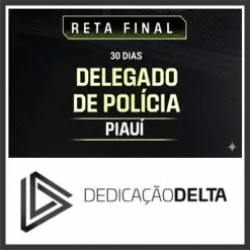 PC PI (Delegado) Reta Final 30 dias – Dedicação Delta 2026