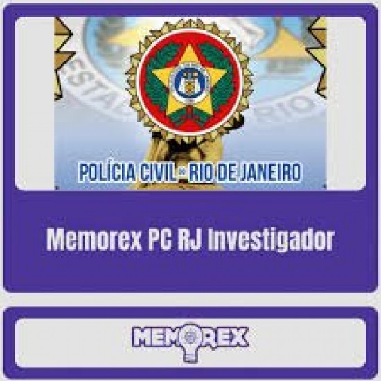 MEMOREX INVESTIGADOR POLICIA CIVIL RJ PENSAR CONCURSOS 2025