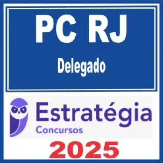 PC RJ (Delegado) Estratégia 2025