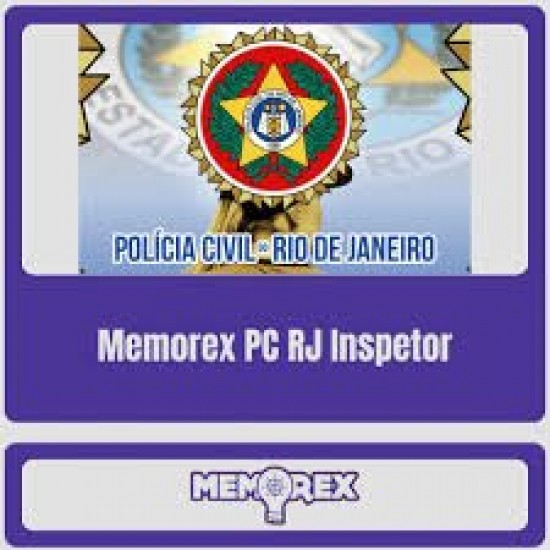 Memorex PC RJ (Inspetor) Pensar Concursos 2025