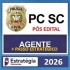 PC-SC (Escrivão de Polícia Civil) Pacote Teórico + Pacote Passo Estratégico - 2025 - 2026 (Pós-Edital) Estratégia