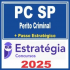 PC SP (Perito Criminal + Passo) Estratégia 2025