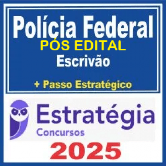 Polícia Federal (Agente de Polícia) Pacotaço - Pacote Teórico + Pacote Passo Pós Edital - Estratéfgia