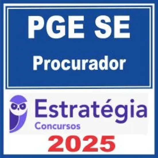 PGE SE (Procurador do Estado) Estratégia 2025