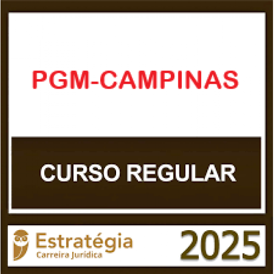 PGM-Campinas SP (Procurador) Pacotaço - Pacote Teórico + Curso para Fase Escrita - 2025 (Pós-Edital) Estratégia
