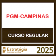 PGM-Campinas SP (Procurador) Pacotaço - Pacote Teórico + Curso para Fase Escrita - 2025 (Pós-Edital) Estratégia