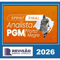 Sprint Analista PGM/Porto Alegre Revisão PGE 2026