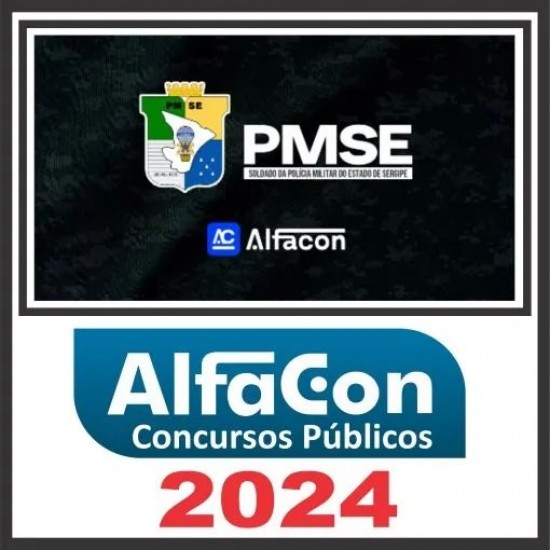 PM SE (Soldado) Pós Edital – Alfacon 2024