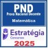 Prova Nacional Docente - PND (CNU Professores) Pacote - Matemática Estratégia