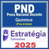Prova Nacional Docente - PND (CNU Professores) Pacote para Química - 2025 (Pós-Edital) Estratégia