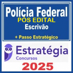 Polícia Federal (Agente de Polícia) Pacotaço - Pacote Teórico + Pacote Passo Pós Edital - Estratéfgia