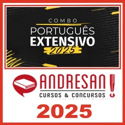 Combo Português Extensivo 2025 + 6 bônus Andresan