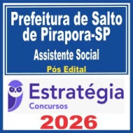 Prefeitura de Salto de Pirapora SP (Assistente Social) Pós Edital – Estratégia 2026