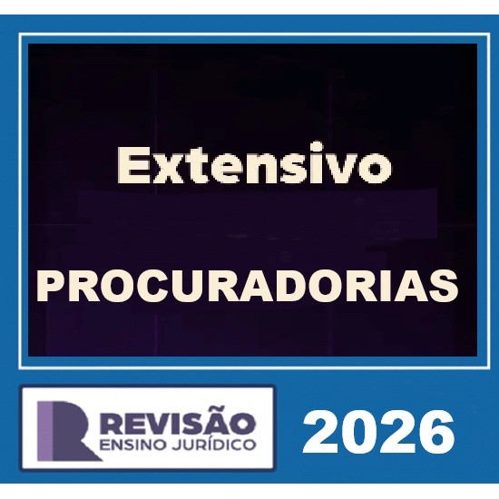 Extensivo Procuradorias Revisão PGE 2026