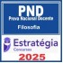 Prova Nacional Docente - PND (CNU Professores) Pacote - Filosofia Estratégia 2025