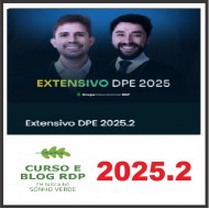 EXTENSIVO DEFENSORIA PÚBLICA 2025.2 RUMO A DEFENSORIA RDP