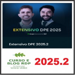 EXTENSIVO DEFENSORIA PÚBLICA 2025.2 RUMO A DEFENSORIA RDP