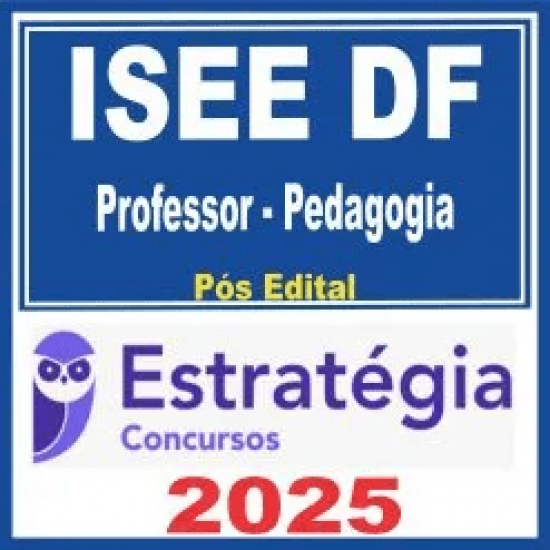SEE DF (Professor – Pedagogia) Pós Edital – Estratégia 2025