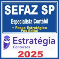 SEFAZ SP (Especialista Contábil + Passo) Estratégia 2025