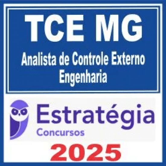 TCE MG (Analista de Controle Externo – Engenharia) Estratégia 2025