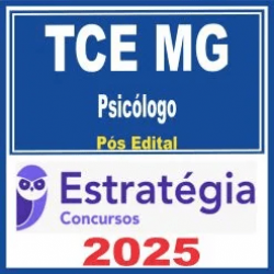 TCE MG (Psicólogo) Pós Edital – Estratégia 2025