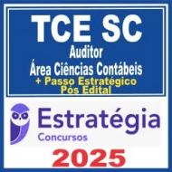 TCE SC (Auditor – Área Ciências Contábeis + Passo) Pós Edital – Estratégia 2025