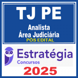 TJ-PE (Analista Judiciário - Área Judiciária) Pacote - 2025 (Pós-Edital) Estratégia 2025