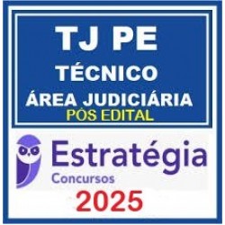 TJ-PE (Técnico - Área Judiciária) - Pacote Teórico + Pacote Passo Estratégico 2025