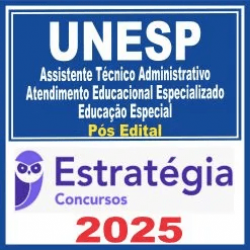 UNESP (Assistente Técnico Administrativo I – Atendimento Educacional Especializado – Educação Especial) Pós Edital