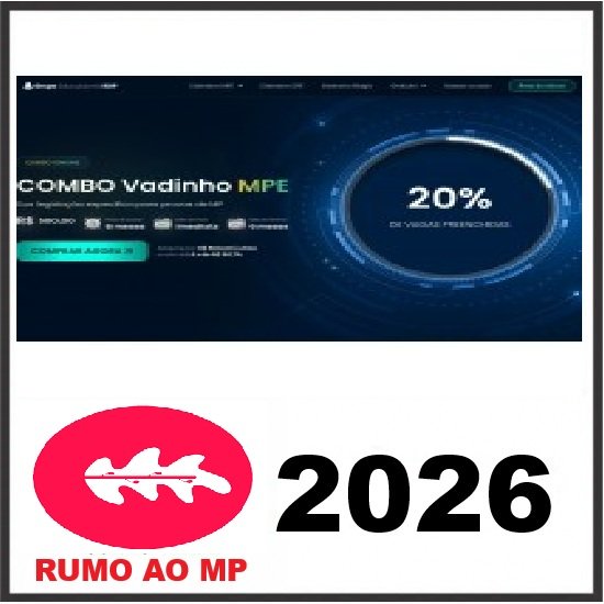 COMBO Vadinho MPE Rumo ao MP 2026