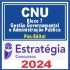 CNU (Bloco Temático 7 – Gestão Governamental e Administração Pública) Pós Edital – Estratégia 2024