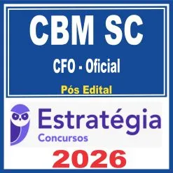 CBM SC (Oficial) Pós Edital – Estratégia 2026