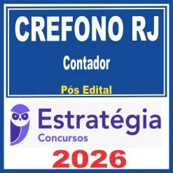 CREFONO RJ (Contador) Pós Edital – Estratégia 2026