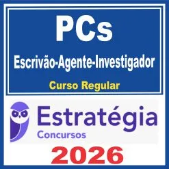 PCs (Escrivão-Agente-Investigador) Curso Regular – Estratégia 2026
